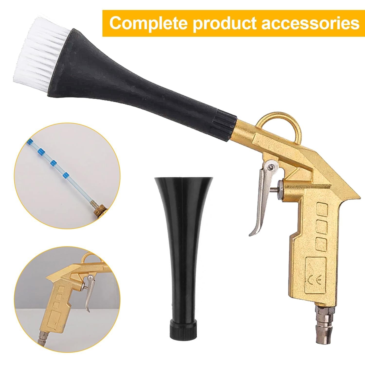 QZQUFJ Air Compressor for Car Detailing Tool, High Pressure Air…