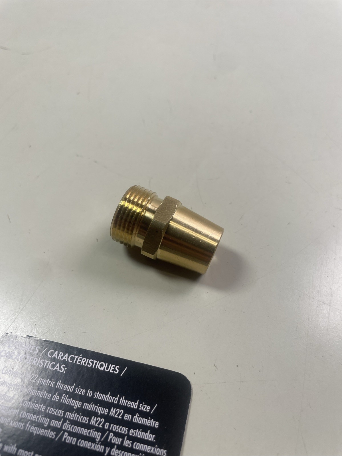 Forney 75118 Screw Nipple 1/4” FNPT x M22 Fitting