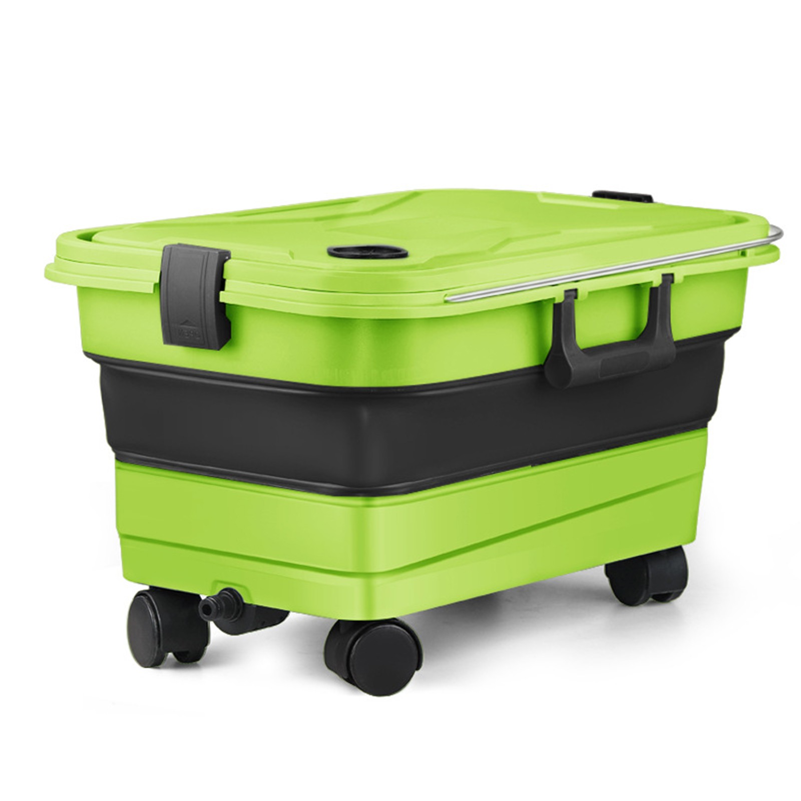 Window Car Cleaning Bucket Large with Handle Professional Cleaner Wash 22L Green