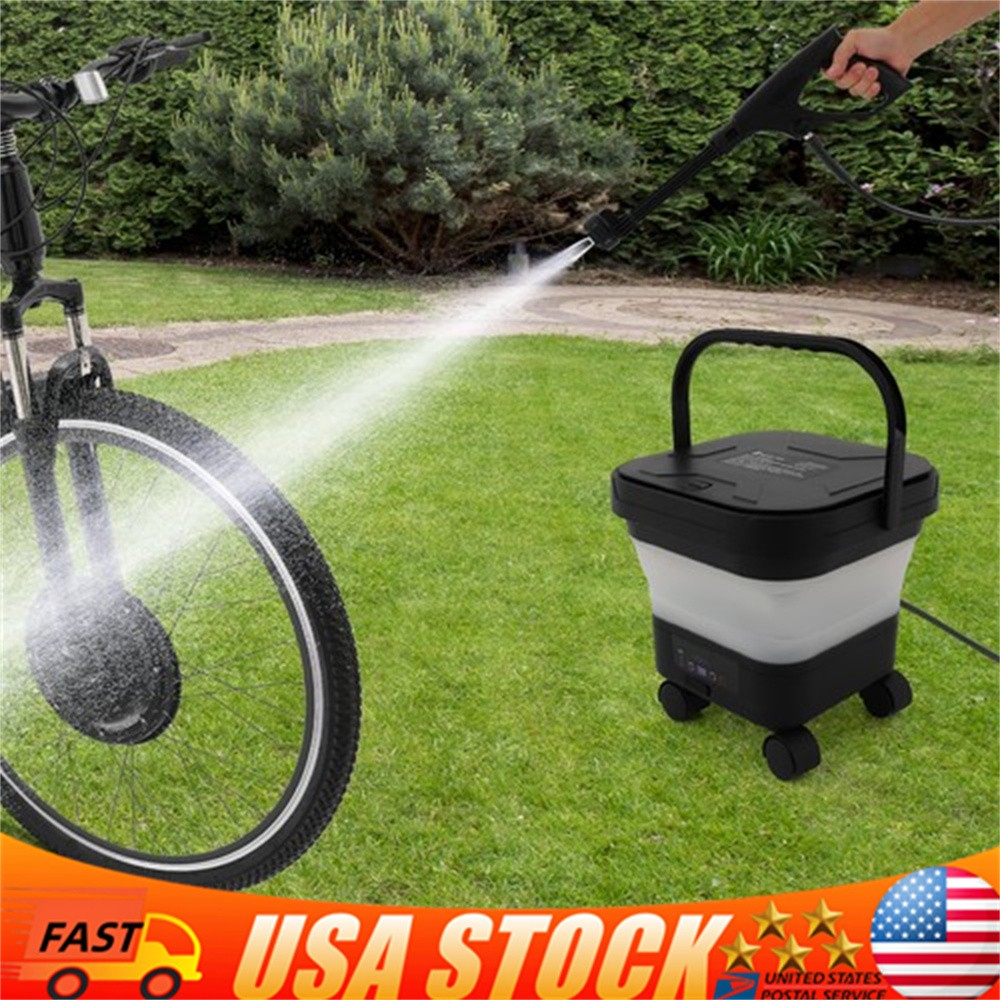 Portable Foldable Sprayer Washer Multifunction Car Wash Machine w/ Water Tank