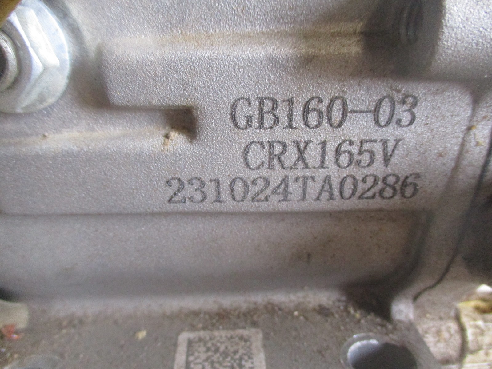 Simpson CRX165V Engine Runs!