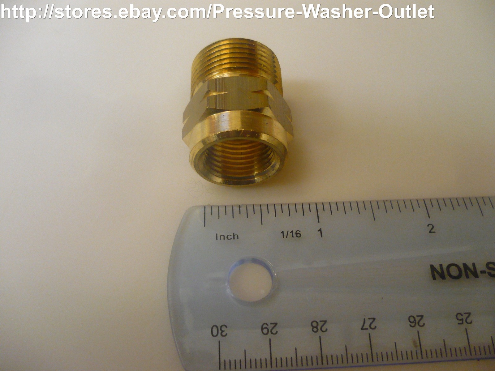 Pressure Washer M22 x 3/8″ Female NPT Plug KarcherStyleTwist M22/14mm SolidBrass