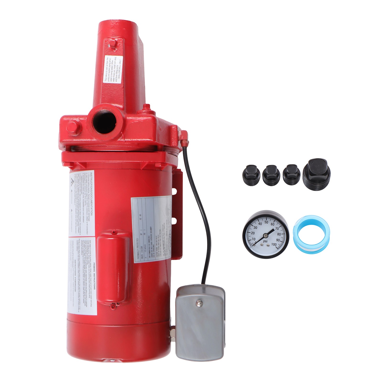 Cast Iron Shallow Well Jet Pump 115/230 Volt 1 HP 23 GPM 602208