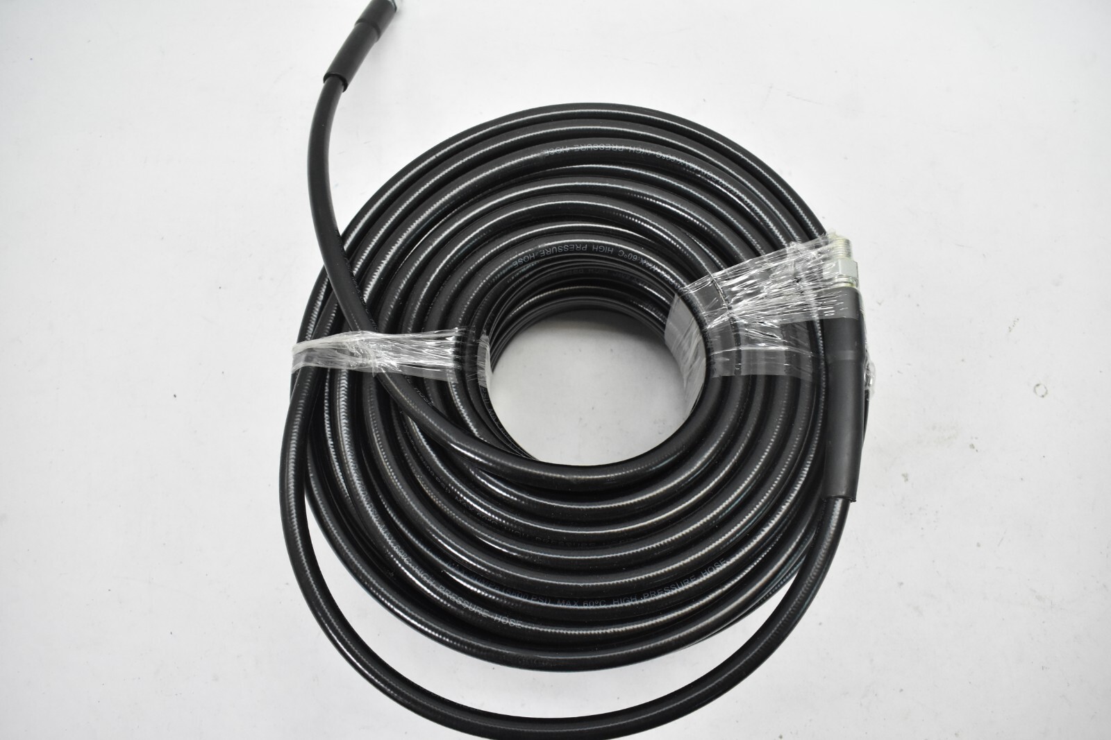 High Pressure Hose 40MPa 5800 PSI Car Washer Cleaning Pipe End Black Cable