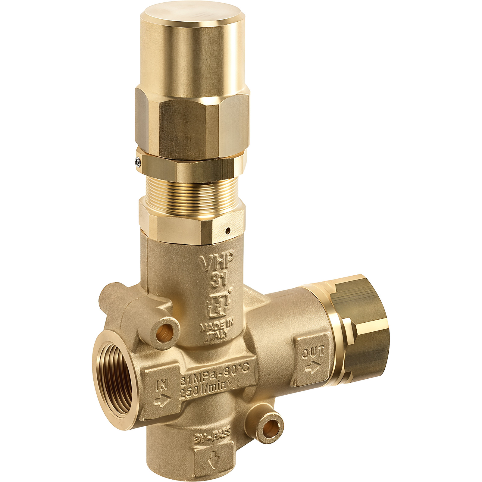 AR Annovi Reverberi VHP31/250-310 Unloader Valve 66GPM 4060PSI 1″ NPT Brass