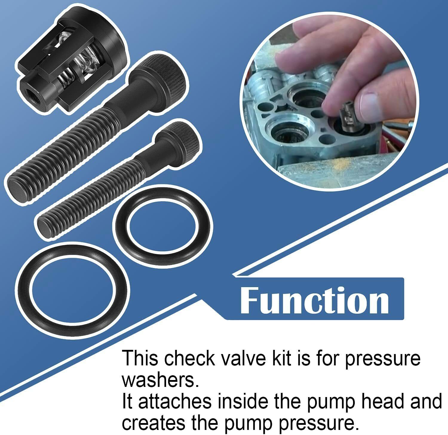 190591GS Pressure Washer Pump Valve Check Kit for Briggs Stratton Snapper 25 pcs