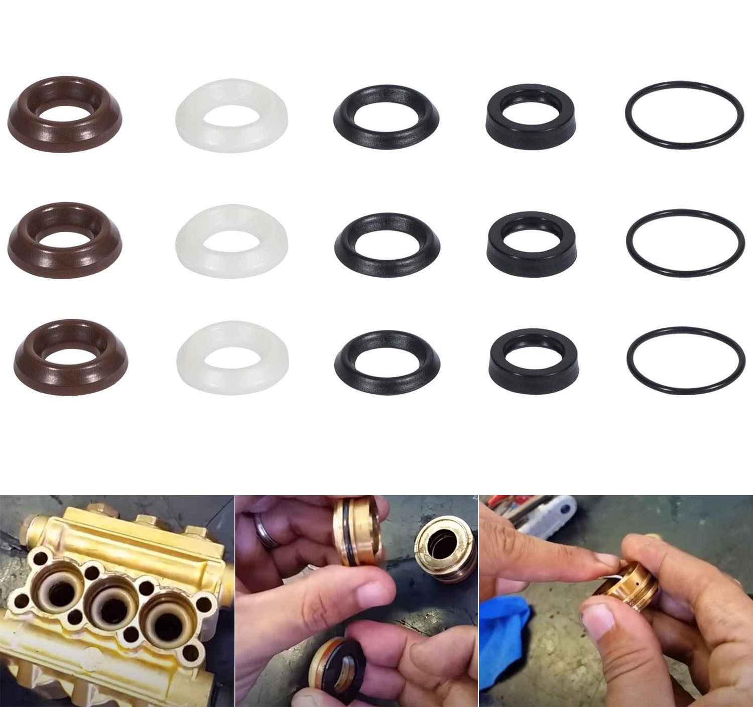 5019006400 Water Seals Repair Kit for ZWD ZWDK Series 15MM Pressure Washer Pumps