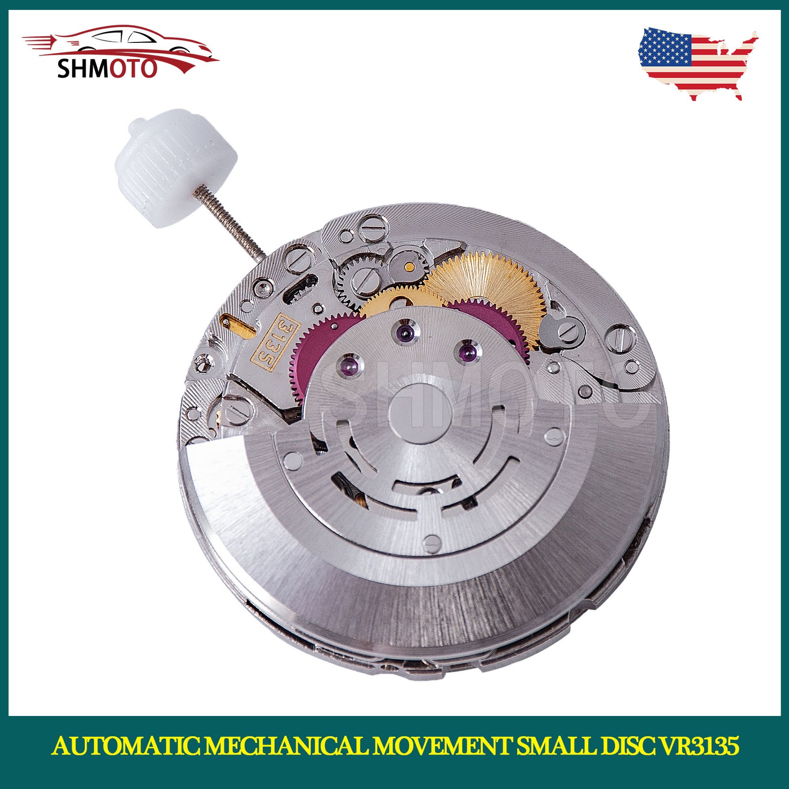 For Fit Sub Series Top VR3135 Automatic Mechanical Movement Small Disc VR3135