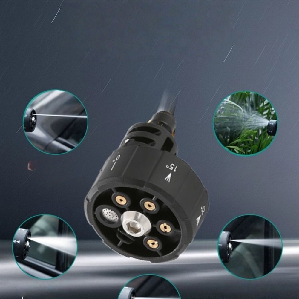 HDPE Shell Pressure Washer Nozzle with 304 Stainless Steel and Brass Parts