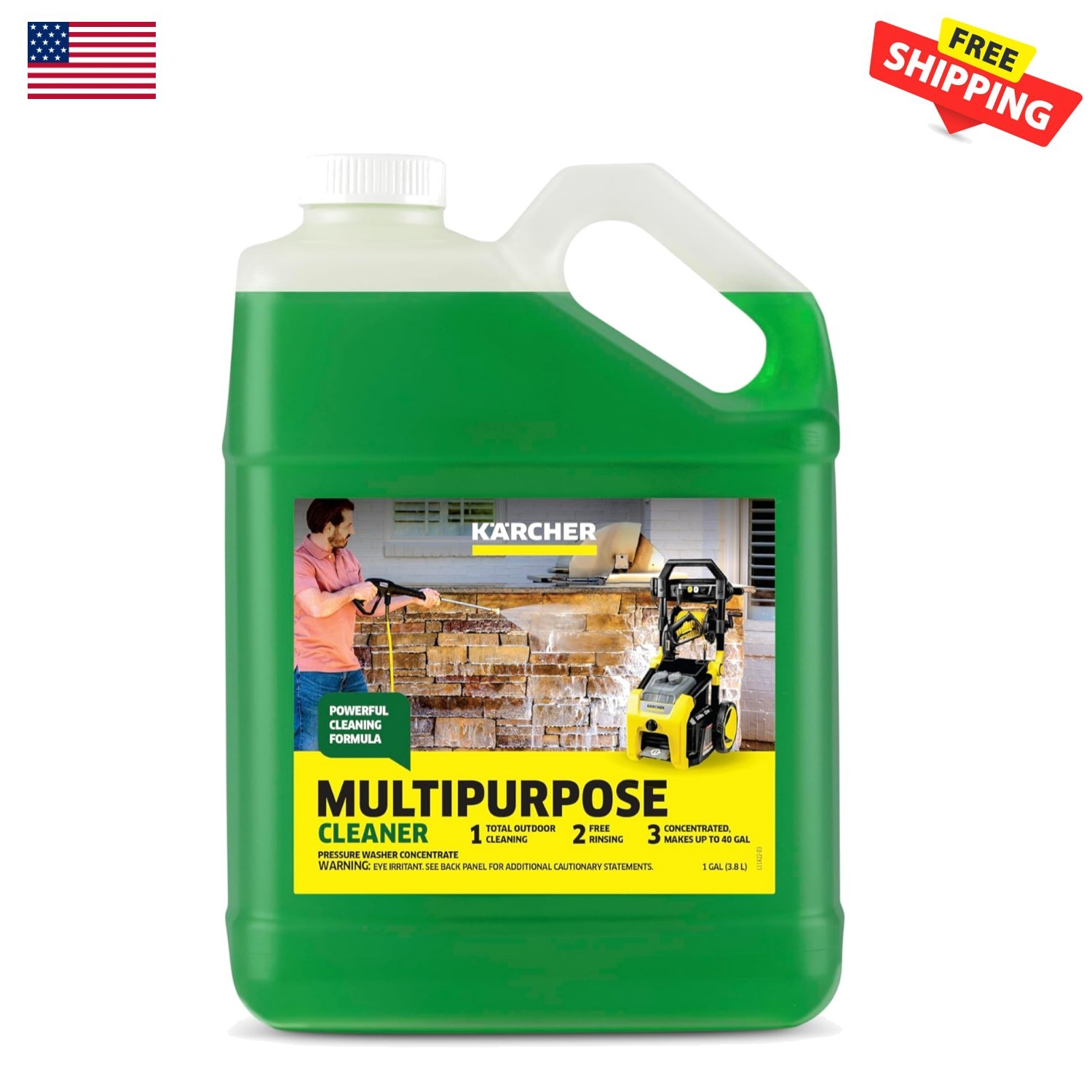 Eco-Friendly Pressure Washer Soap – Cleans Patios, Driveways & More Efficiently