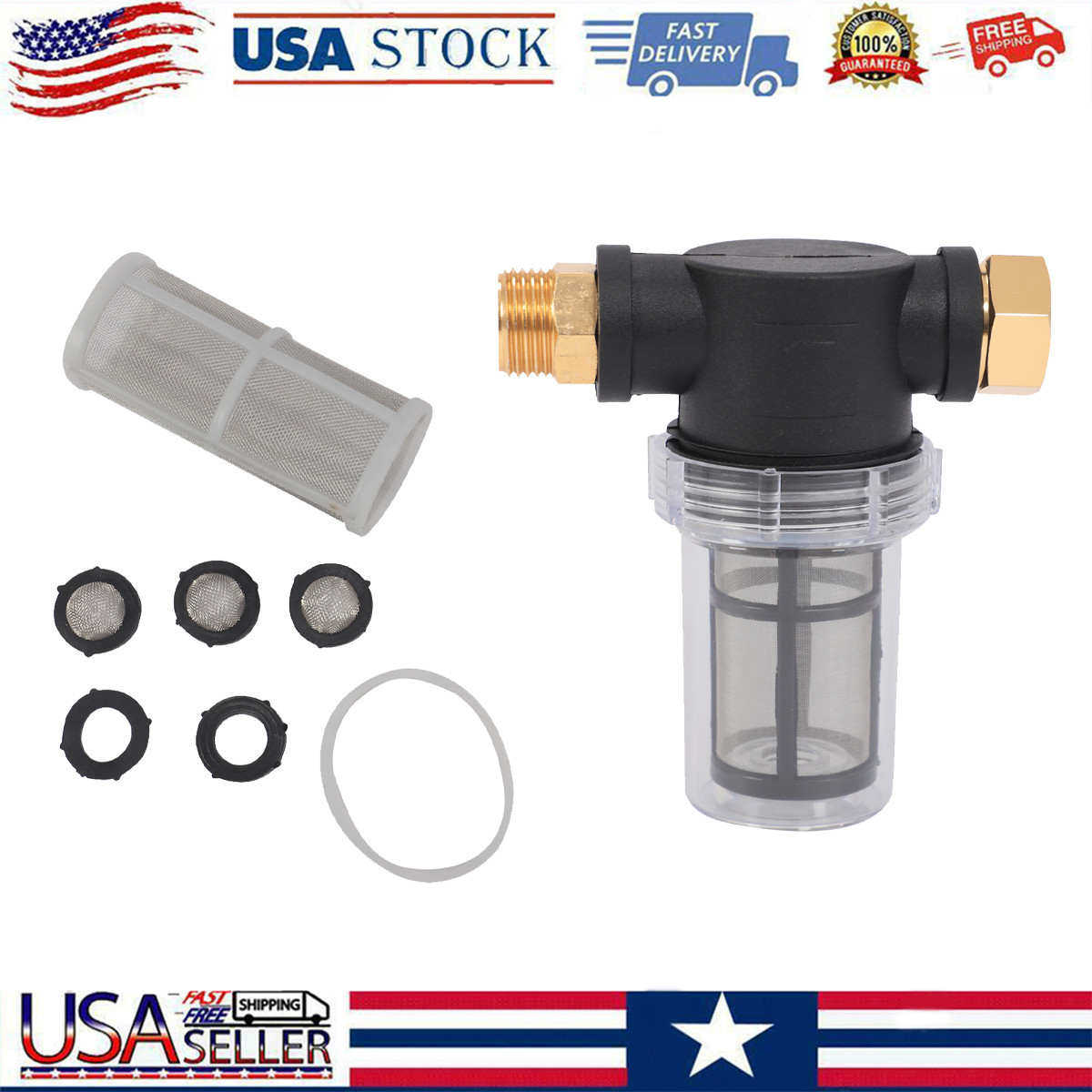 Garden Hose Filter for Pressure Washer Inlet Water