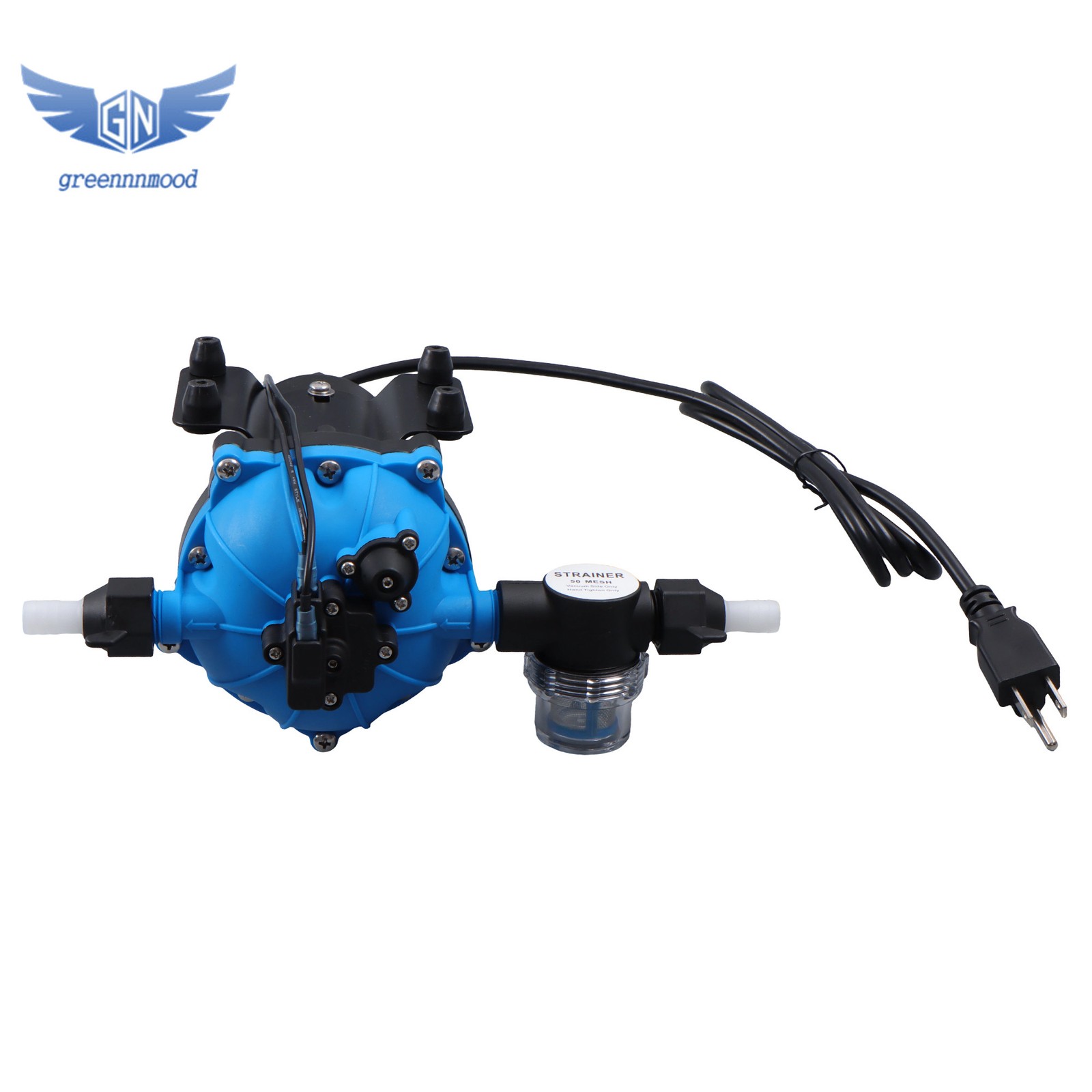 Water Pressure Booster Diaphragm Pump 5-chamber 110V AC for House 80PSI 6GPM