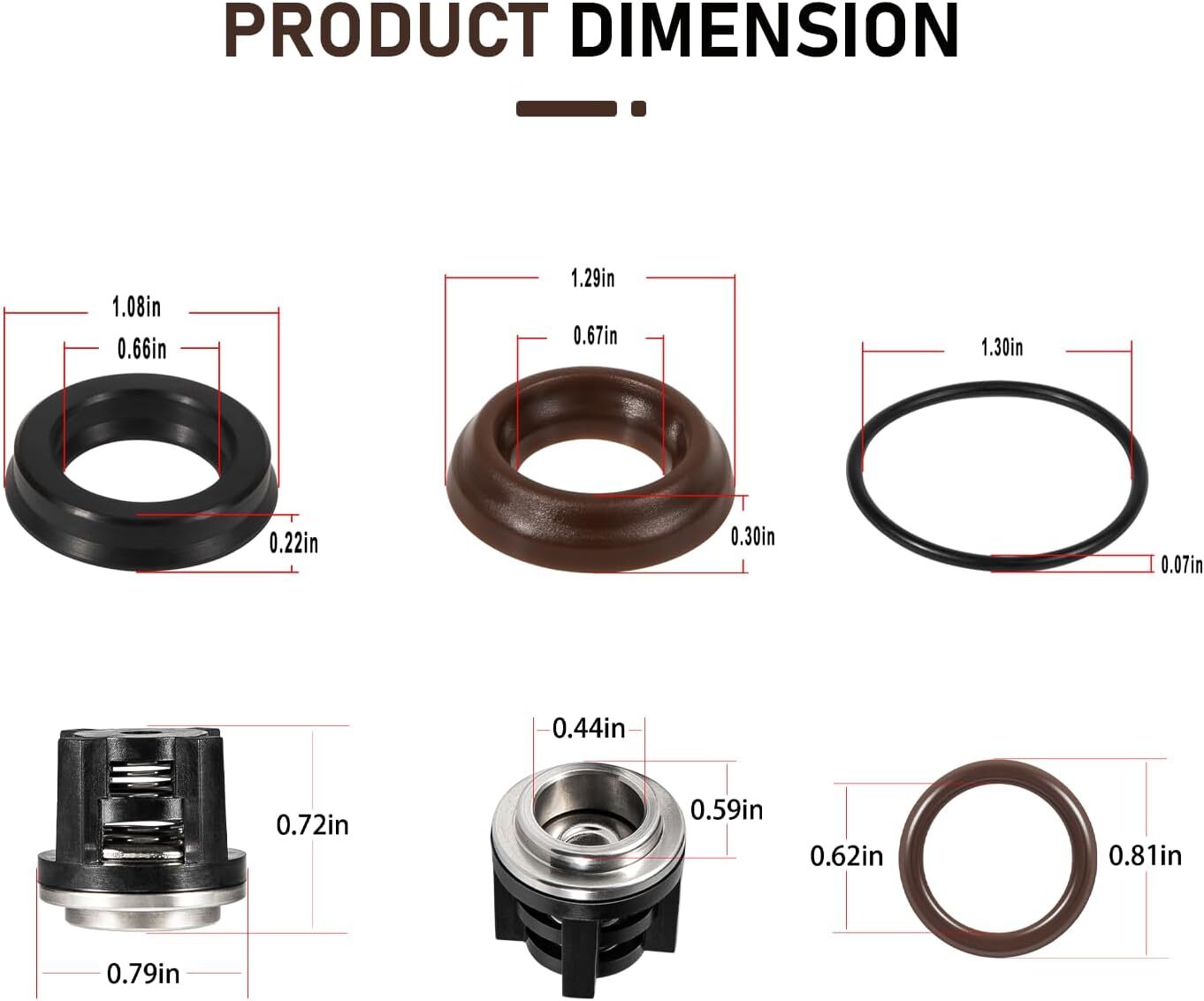 AR1828 Pump Check Valves Kit & AR1857 for Annovi Reverberi 18mm XR RK RKA RKV