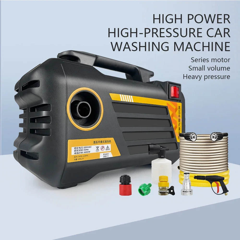 3000W Powerful Electric High Pressure Car Washer 220V/110V Home Cleaning Machine