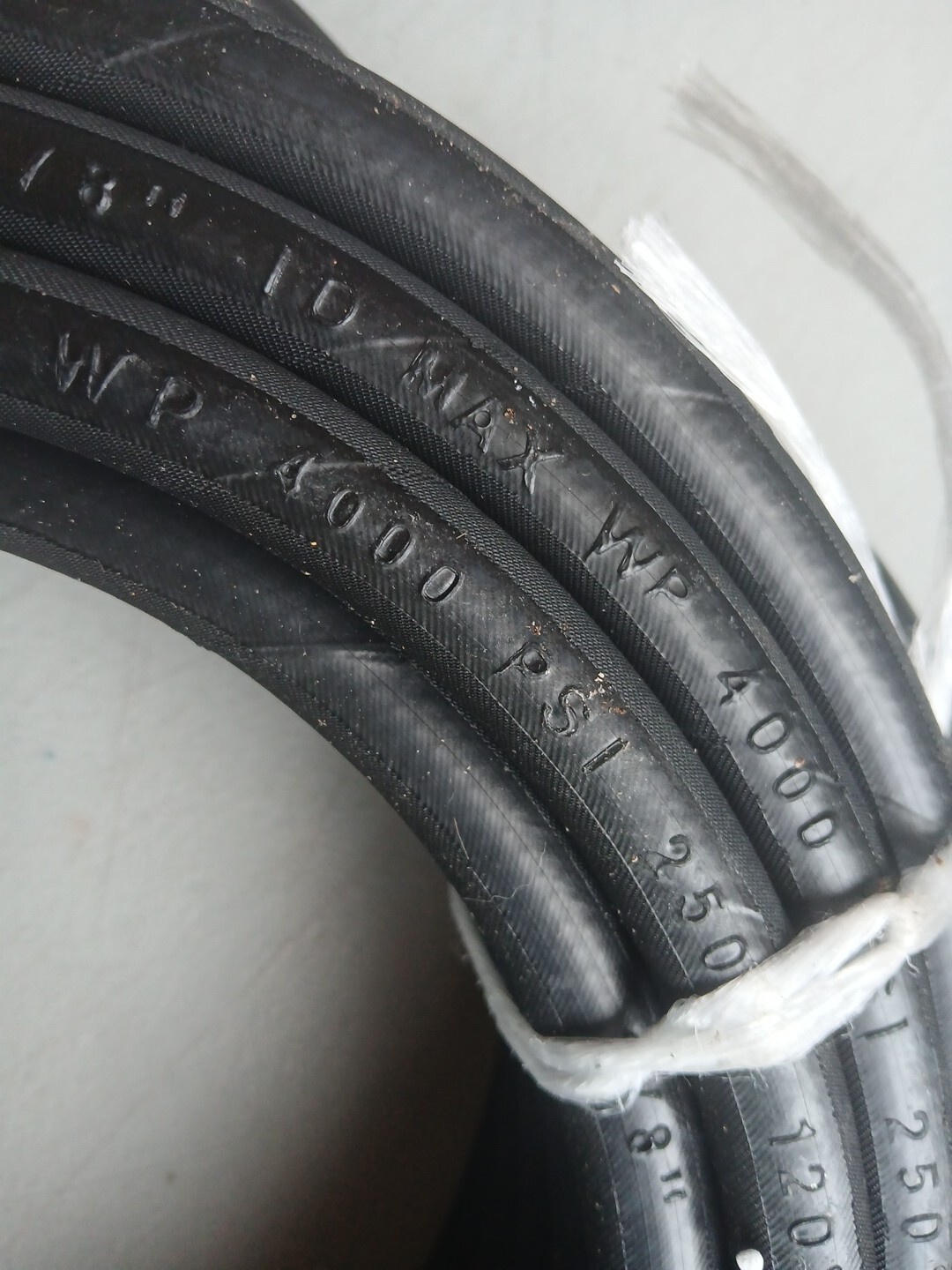Mi-T-M Washer Pressure Hose 0.38″ X 50′ 4,000 PSI Working Pressure 15-0270 New