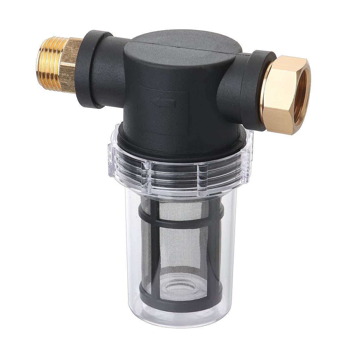 Garden Hose Inlet Filter Inline Water Pressure Washer Sediment Washing Machine