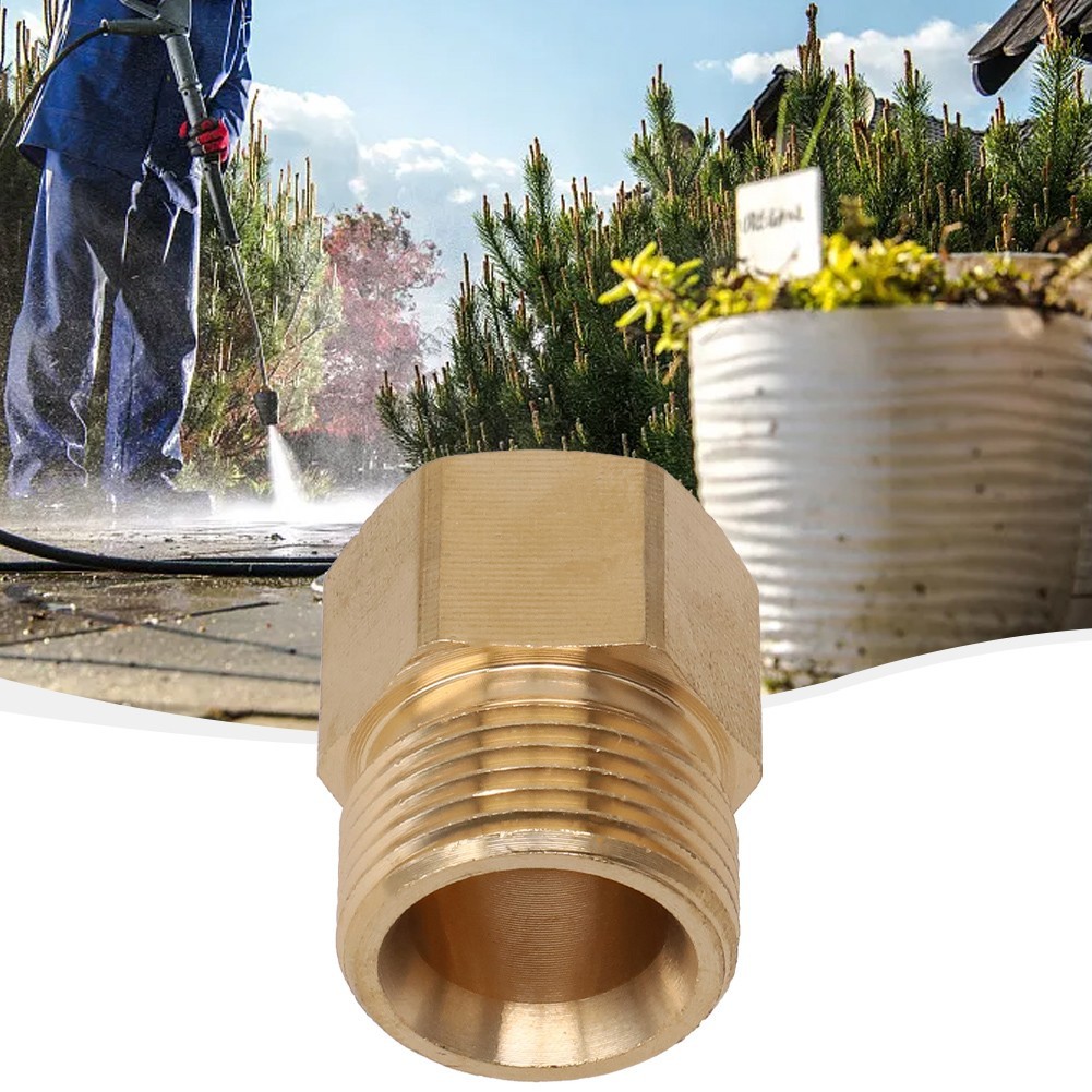 Washer Adapter Cleaner External Thread For Pressure Washer Hose Internal Thread