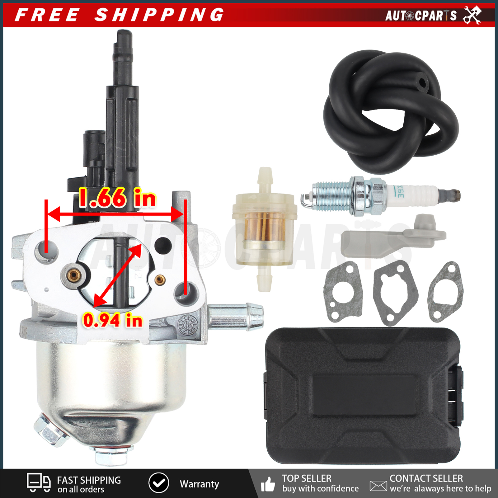 Carb Assembly for Ryobi RY802900 2900PSI Pressure Washer 099981133027 Carburetor