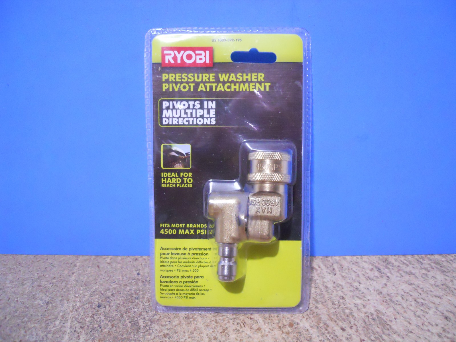 Ryobi Pressure Washer Pivot Attachment Fits Most Brands 4500 MAX PSI