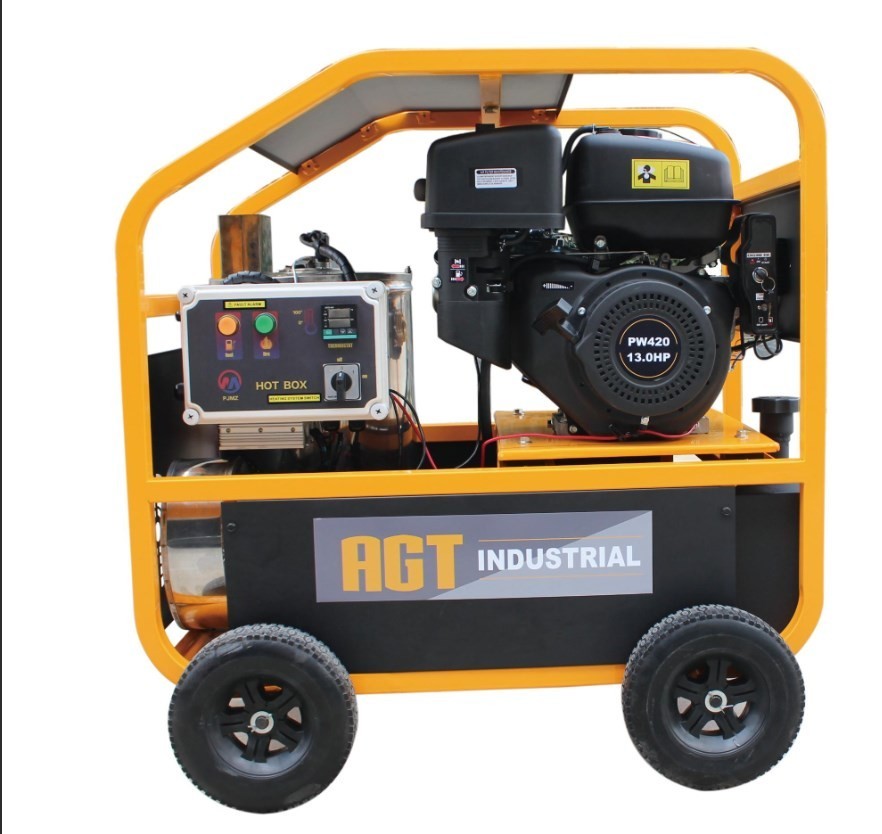 AGT 6.5HP 3000 PSI Hot Water High Pressure Washer Machine Diesel burner