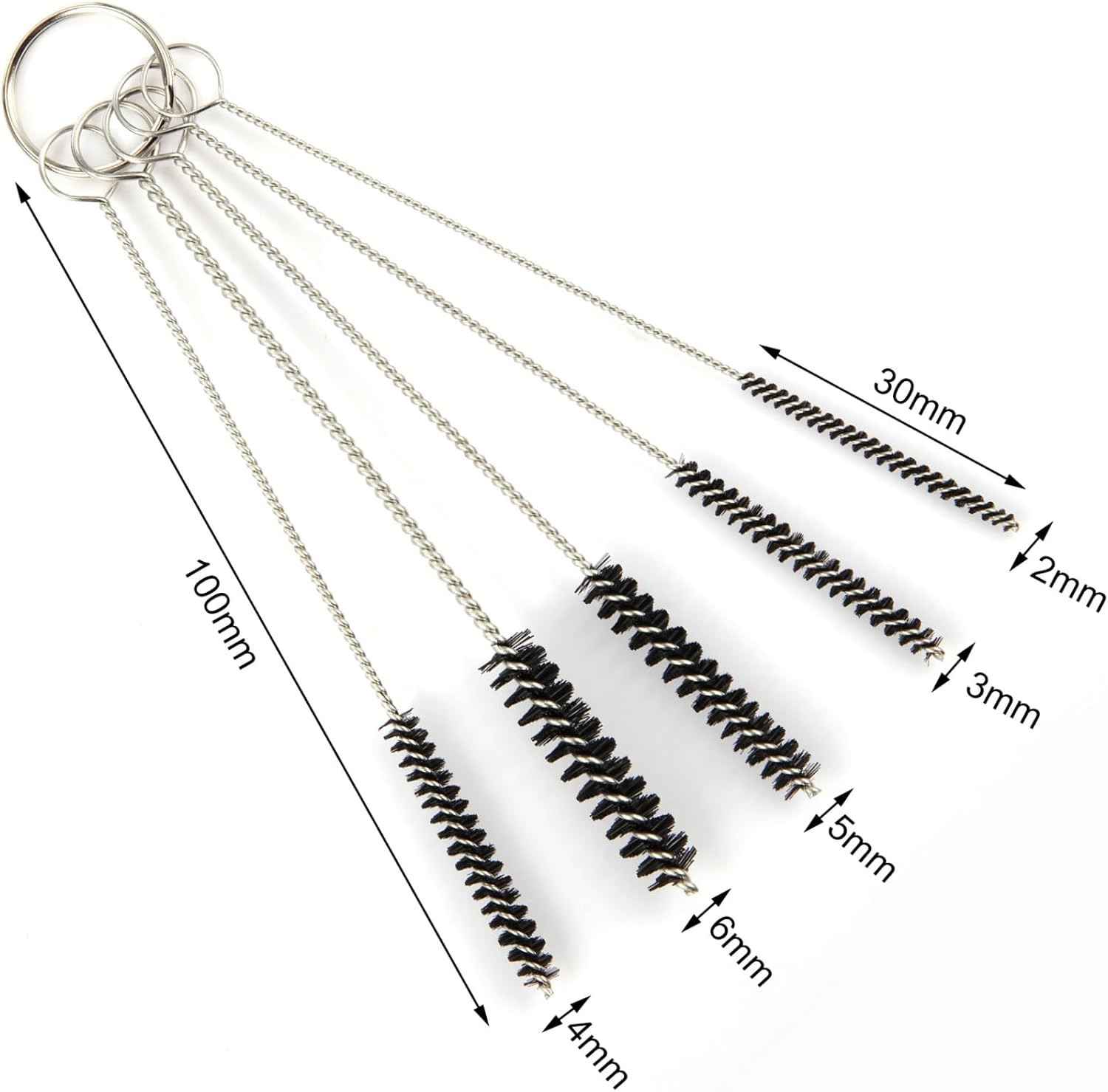 Mudder Set of 9 Carburetor Cleaning Kit Torch Tip Cleaner, Stainless Steel Carbo