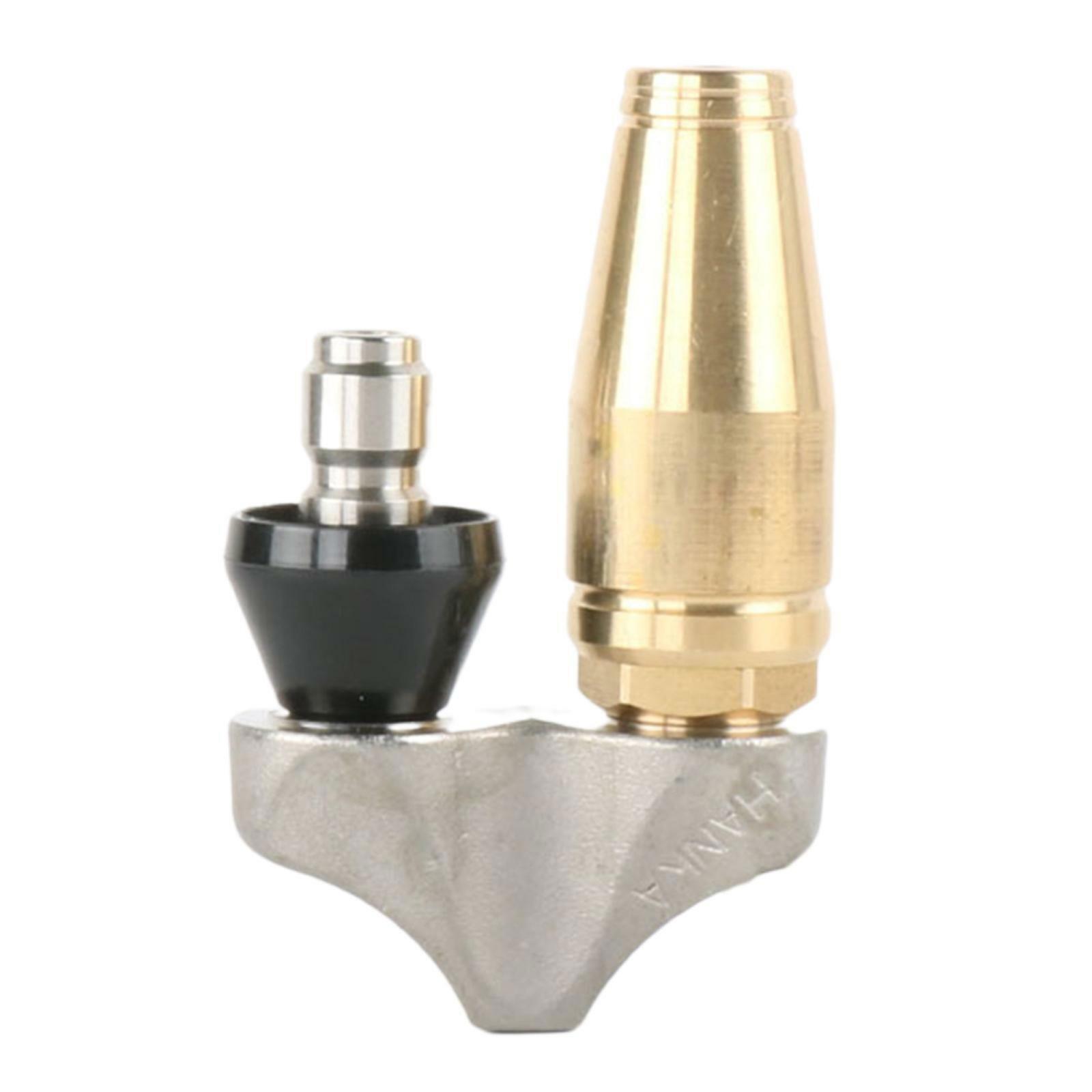 1/4″ 3/8″ 1pc Reverse Turbine Sewer Jet Nozzle For Pressure Washer Cleaning