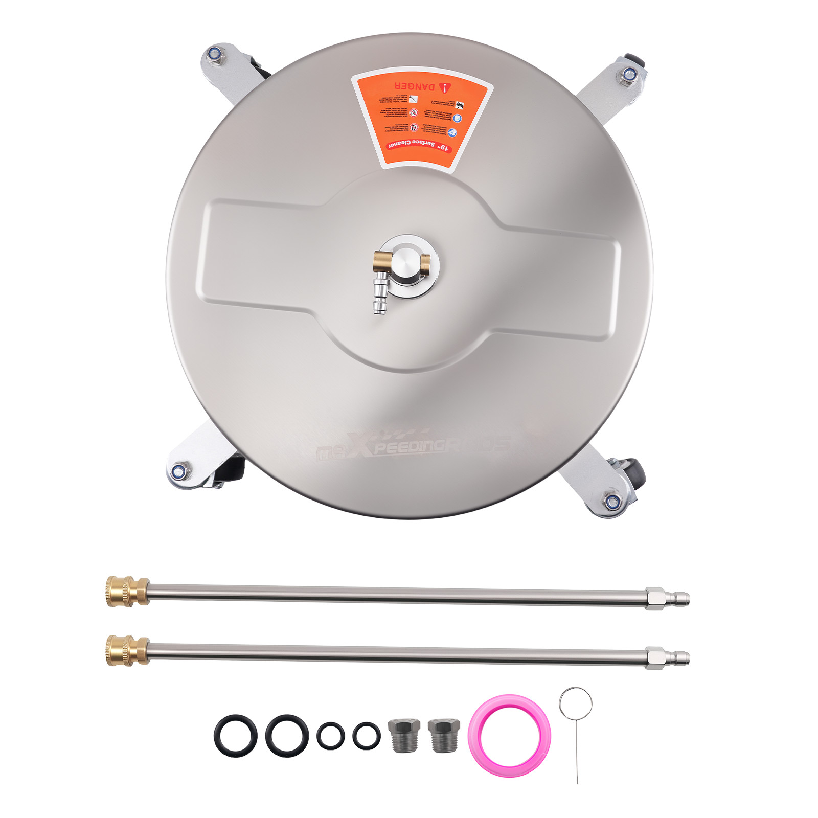 19″ Professional Surface Cleaner for Pressure Washer 4200PSI Stainless