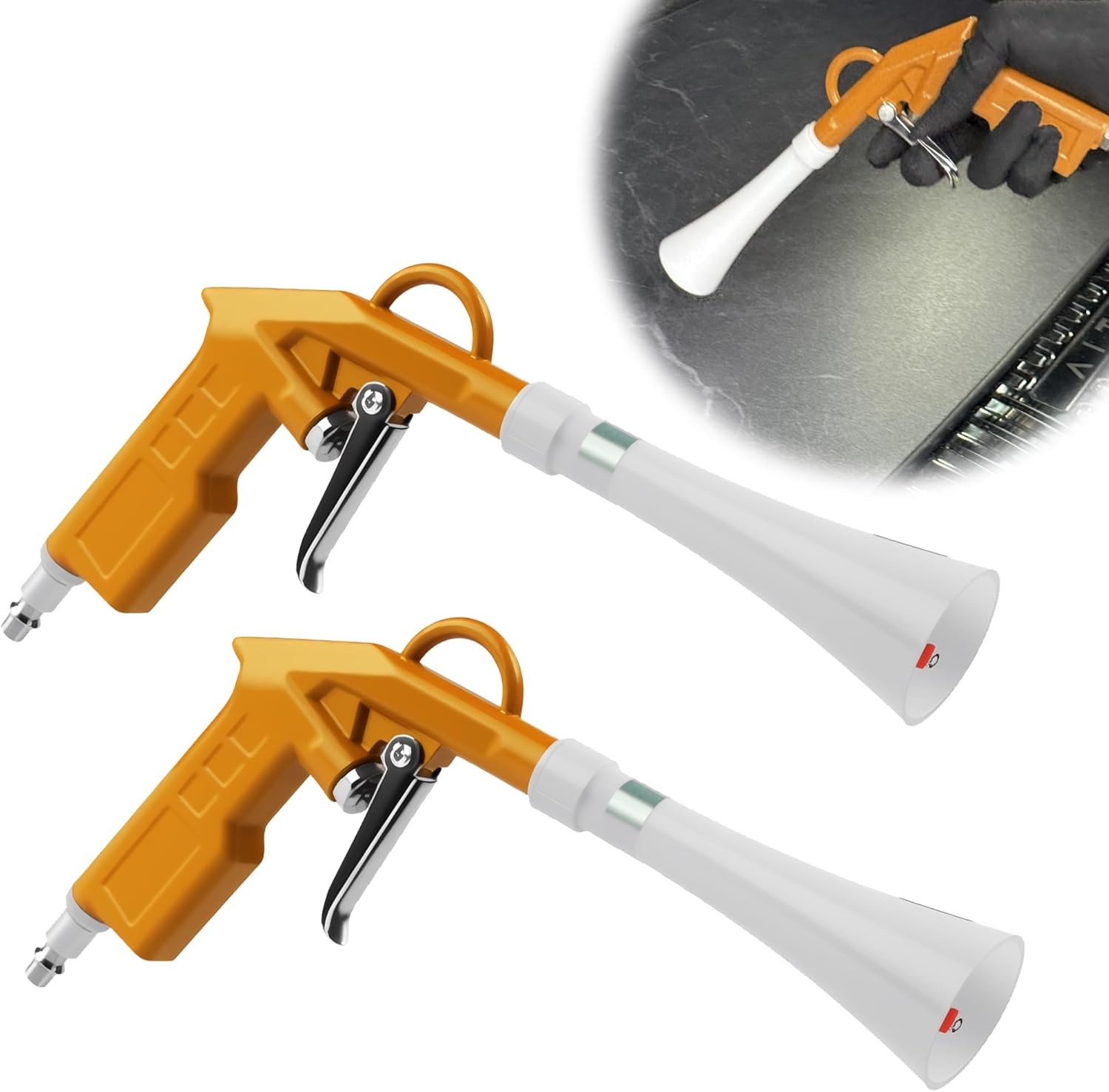 Air Blow Gun Car Detailing Cleaning Quickly Blasts Gun-13-new2, yellow