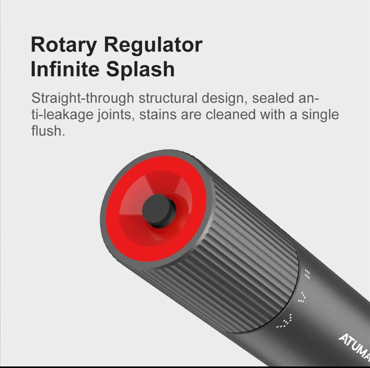 Atuman Car Wash Water Gun High Pressure Rotary Regulator Infinite Splash