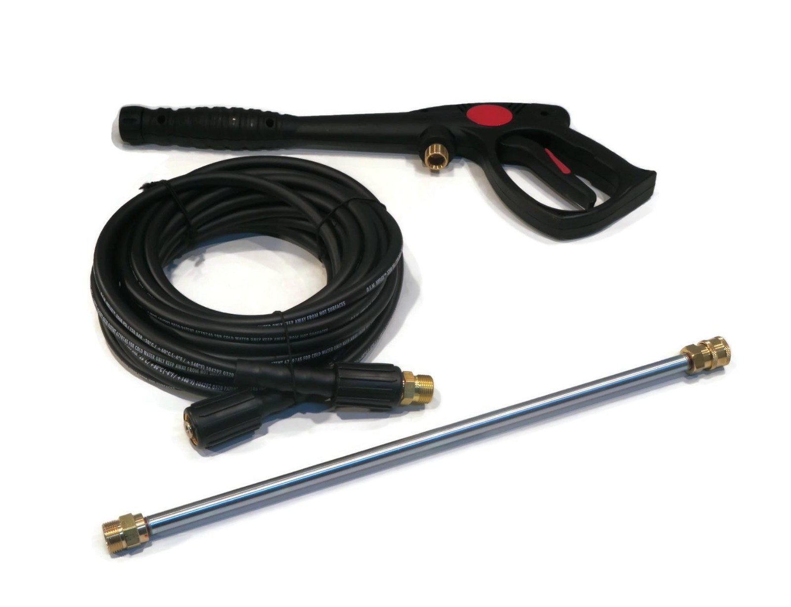 High-Pressure Spray Gun, Wand & Hose Replacement for 3000 PSI Power Washers