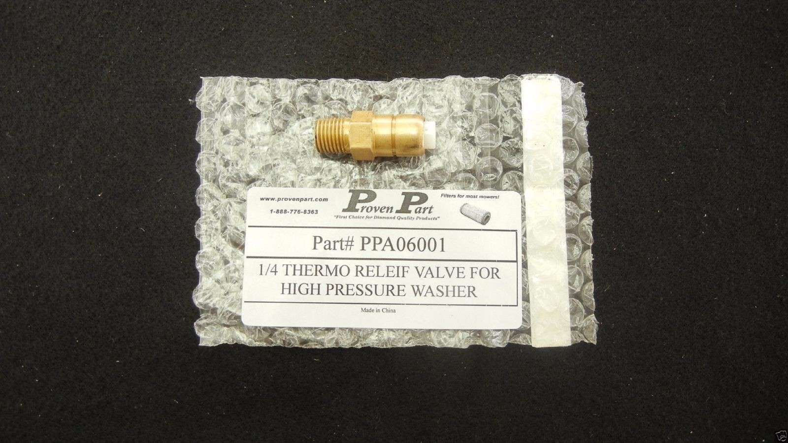 1/4″ THERMAL RELEASE RELIEF VALVE FITS HOMELITE 678169004