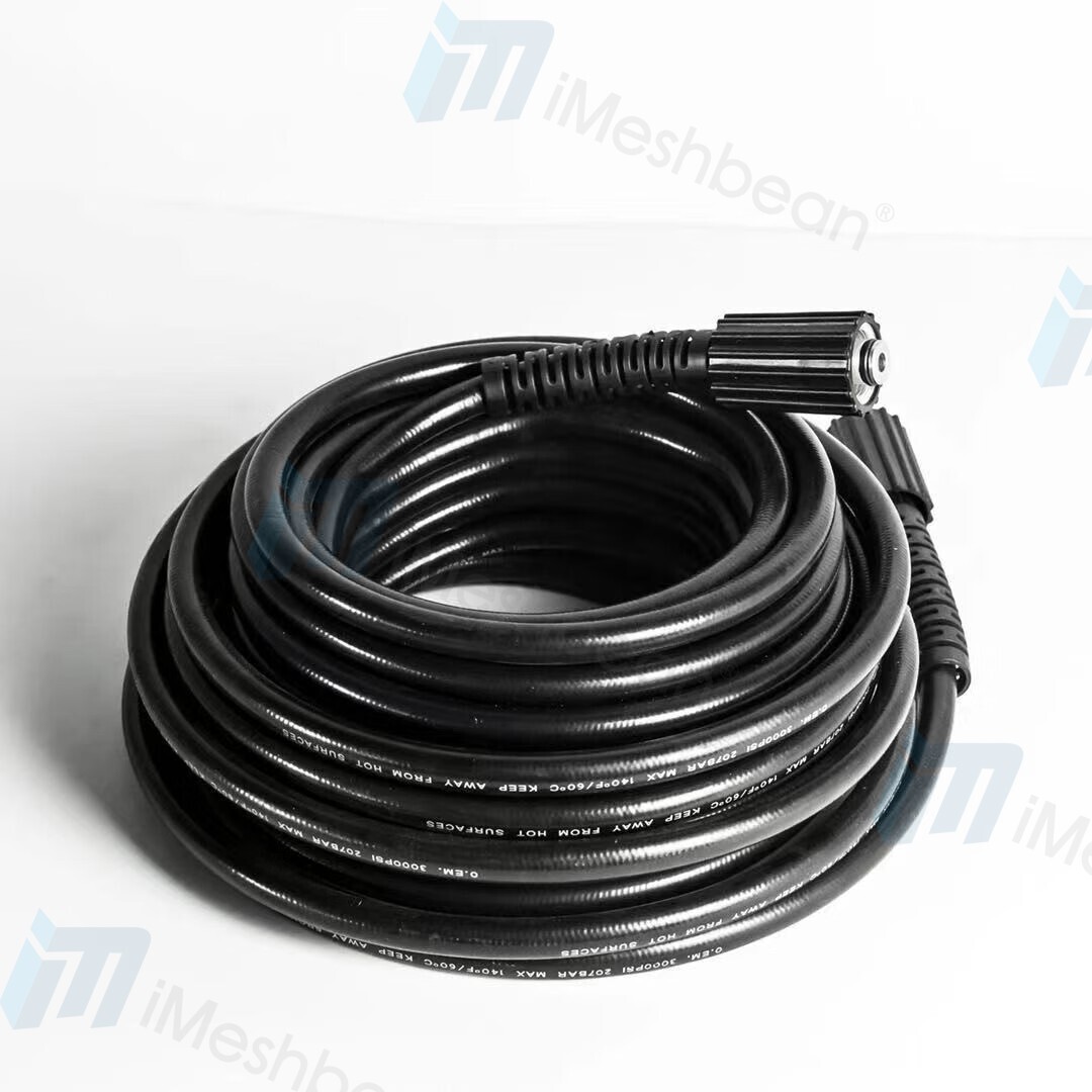 High Pressure Washer Hose 8m/25ft 5800PSI M22-14mm Power Washer Extension Tube