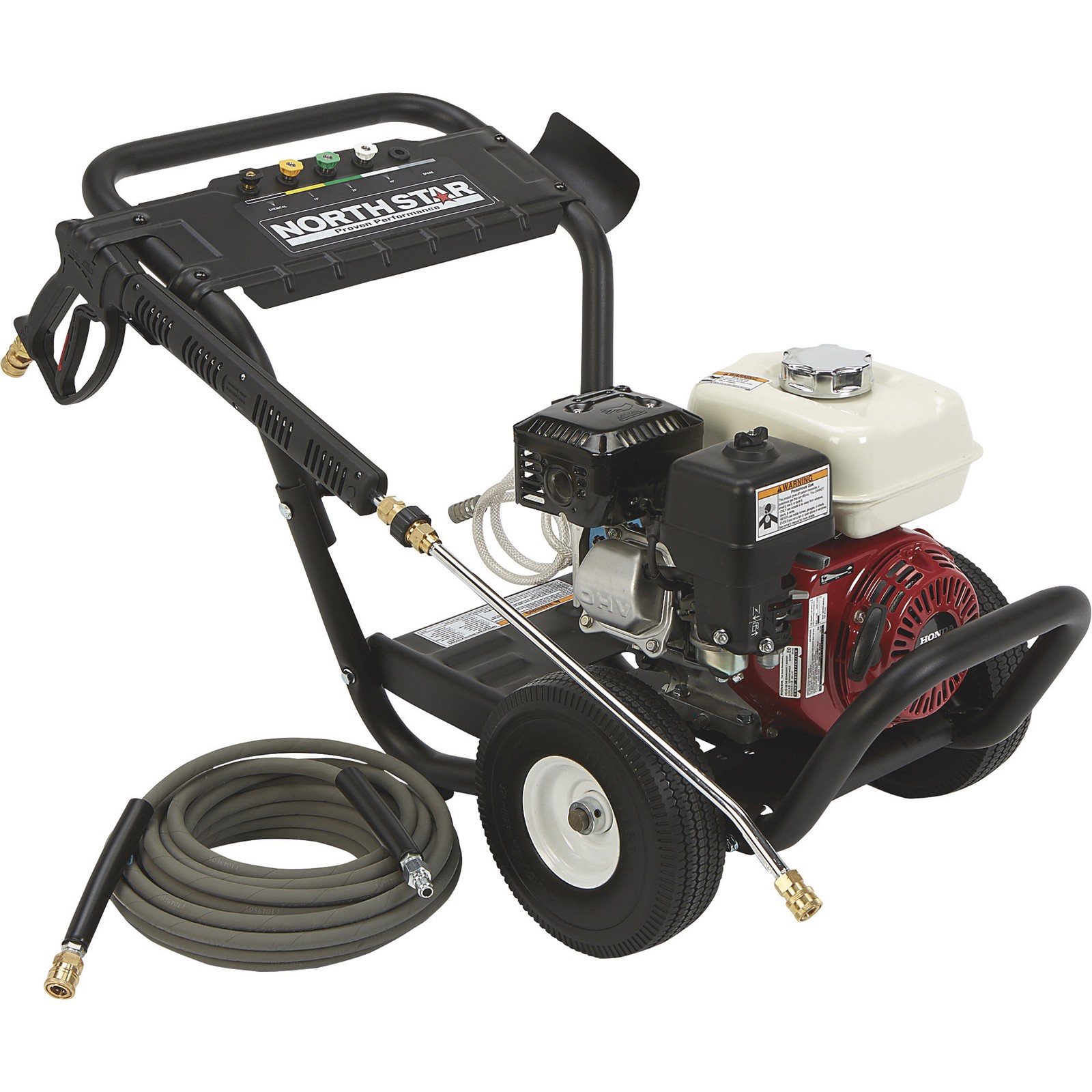 NorthStar Gas Cold Water Pressure Washer, Honda GX200 OHV Engine, 3300 PSI, 2.5