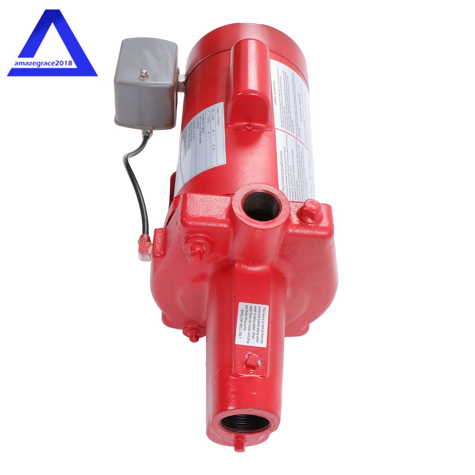 Cast Iron Shallow Well Jet Pump 1 HP 23 GPM 115/230 Volt for Irrigation 602208