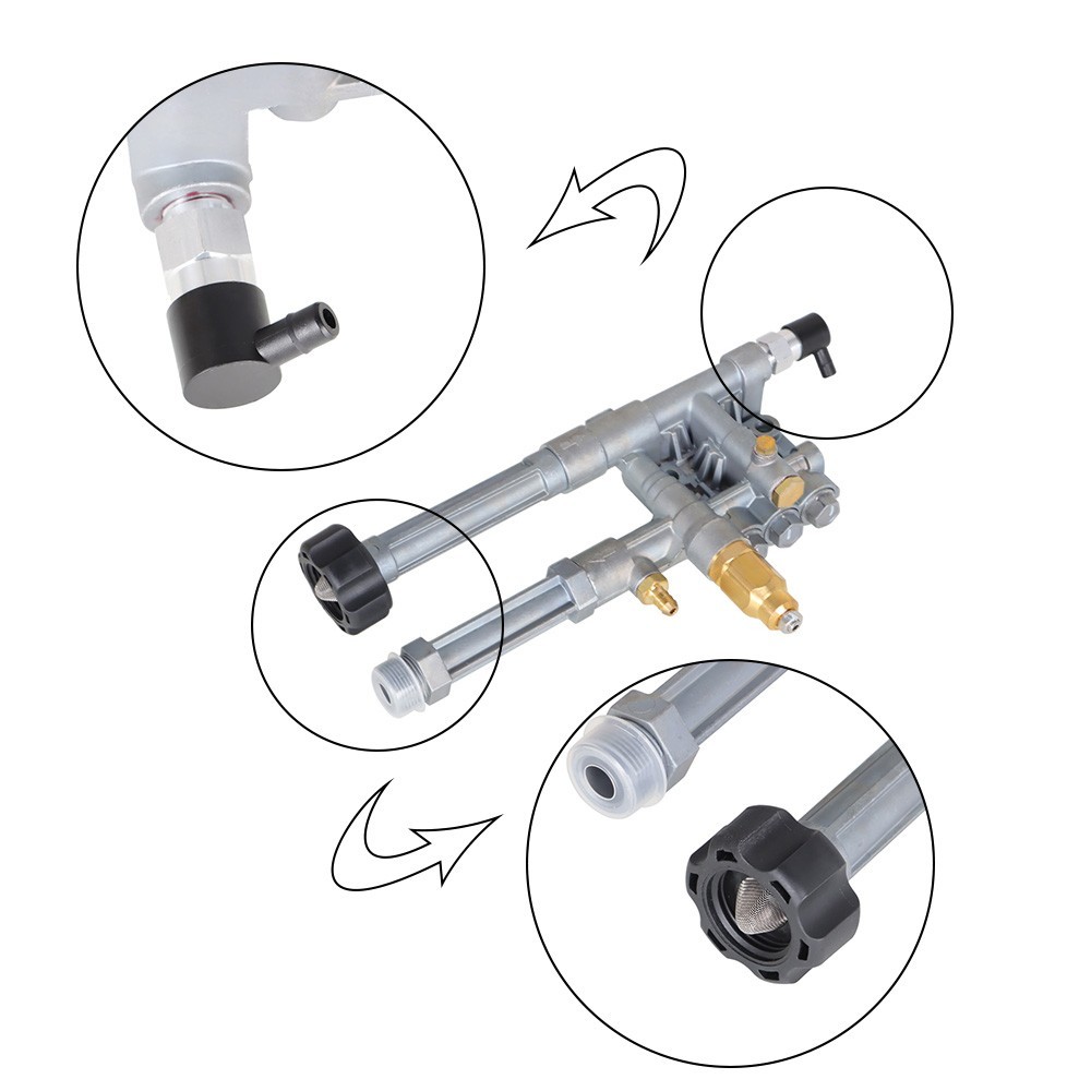AR42940 SRMW 2.2G26 Pressure Washer Pump Head 2700 PSI AR For Troy-Bilt AR43061