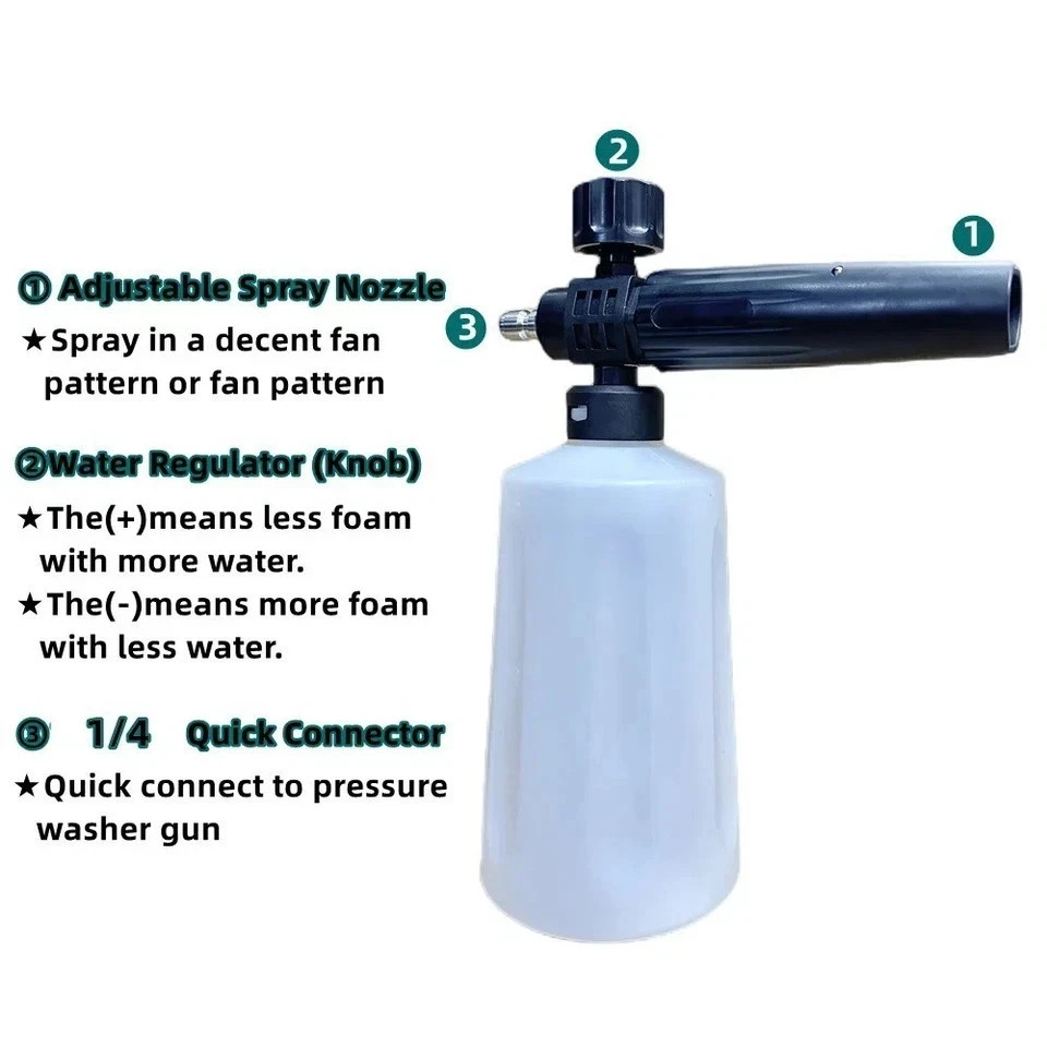 WORX WA4036 Hydroshot Cordless Pressure Cleaner Soap Bottle Wash Spray Accessory