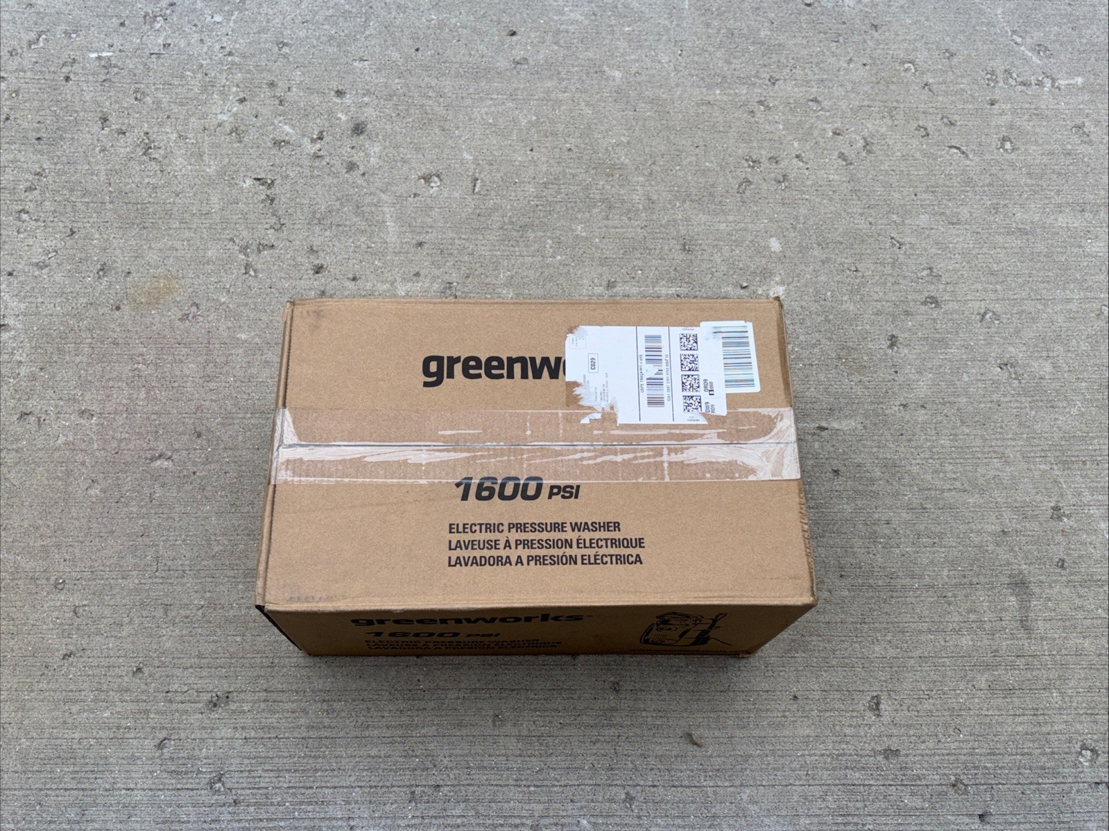Greenworks NEW ! 1600 PSI 1.2 GPM Electric Pressure Washer 100% Model GPW1602