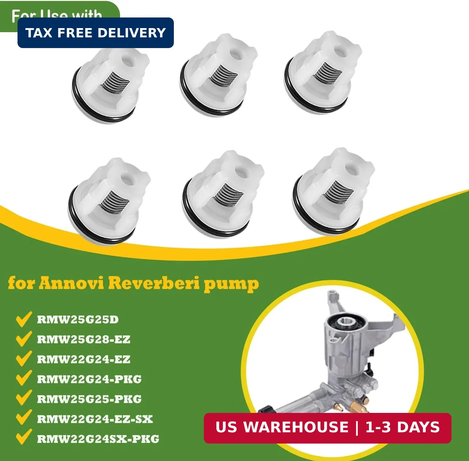 Check Valve Kit/ AR2233 Replacement Pressure Washer Valve Kit for AR Annovi Reve