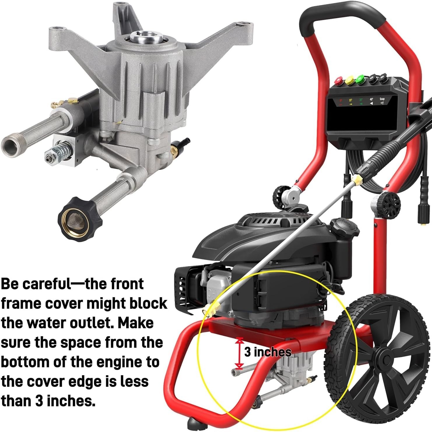 Versatile 3400 PSI Vertical Pressure Washer Pump – Replace Your Gas Model
