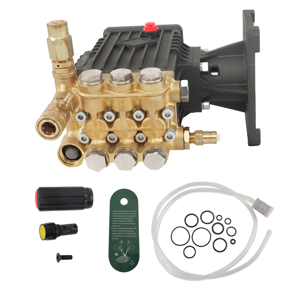 4400 Psi Pressure Washer Pump Power Washer Pump 4 GPM 1″ Shaft Horizontal New