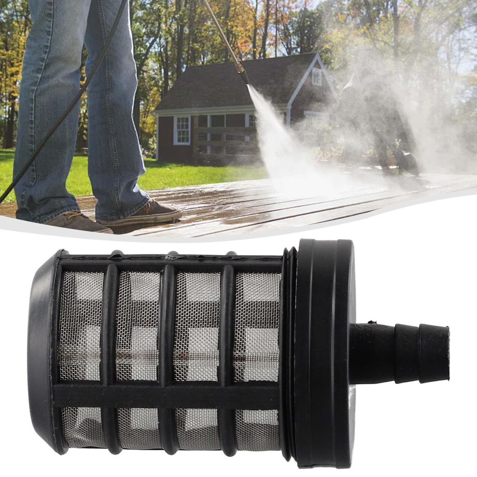 1x Suction Hose Filter Fit For 280/380 Intake Hose Metal,Plastic Brand New