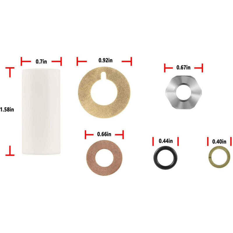 AR2546 Pump Piston Kit Ceramic Plunger Repair Kit 18mm for Annovi Reverberi RKA