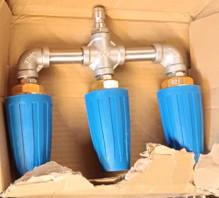 3 In 1 Pressure Washer Nozzle 360° Rotating 4000 PSI with 1/4 Quick Connect
