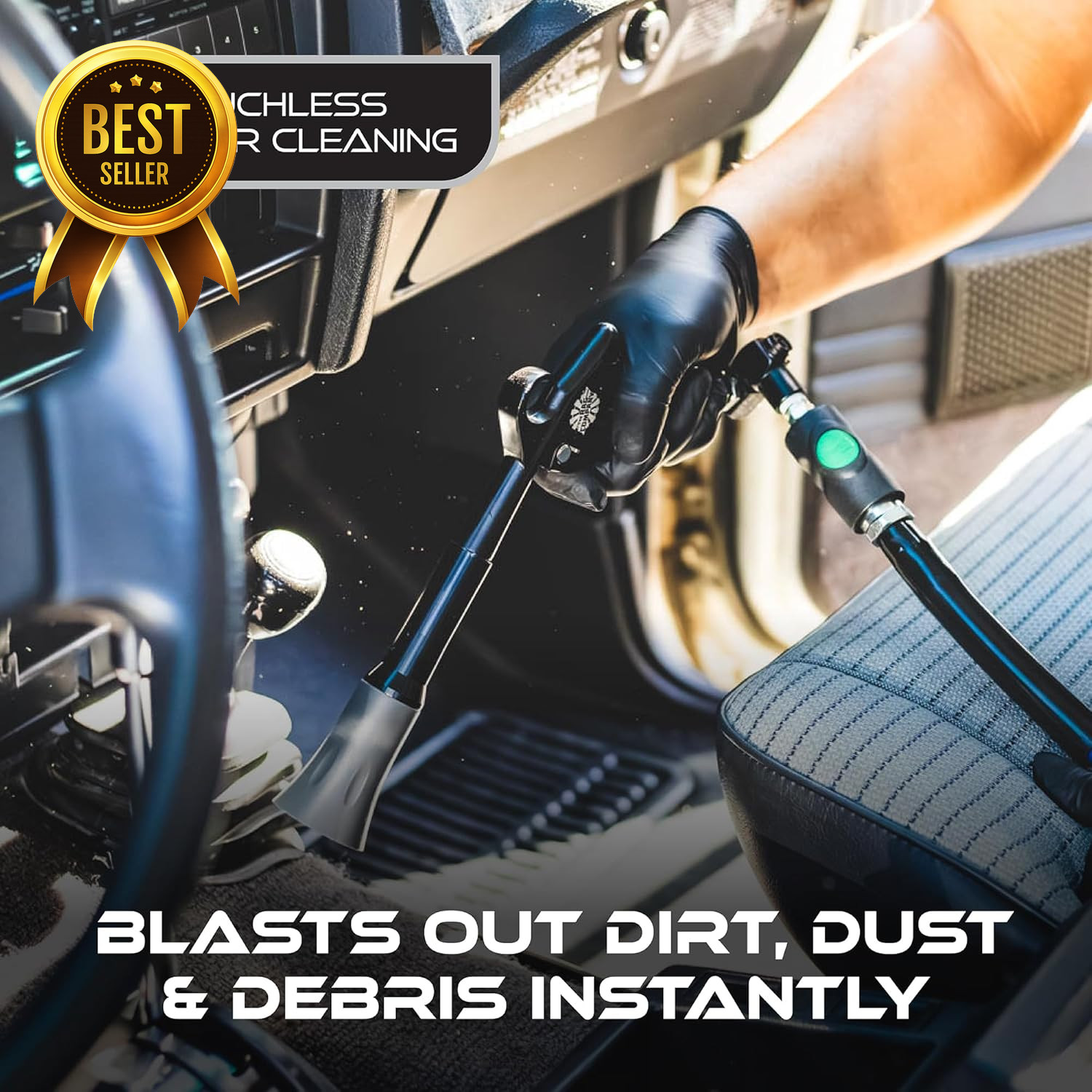 Ultra Air Blaster Version 2 Interior Detailing Tool Lift and Blast Dirt and Debr