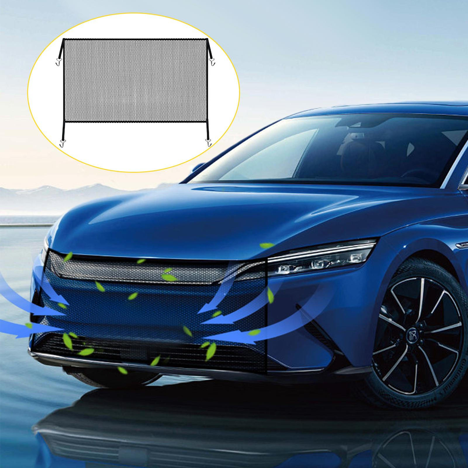 Car Water Tank Protection Net Anti Insect Mosquito And Cotton Lint Car Condenser