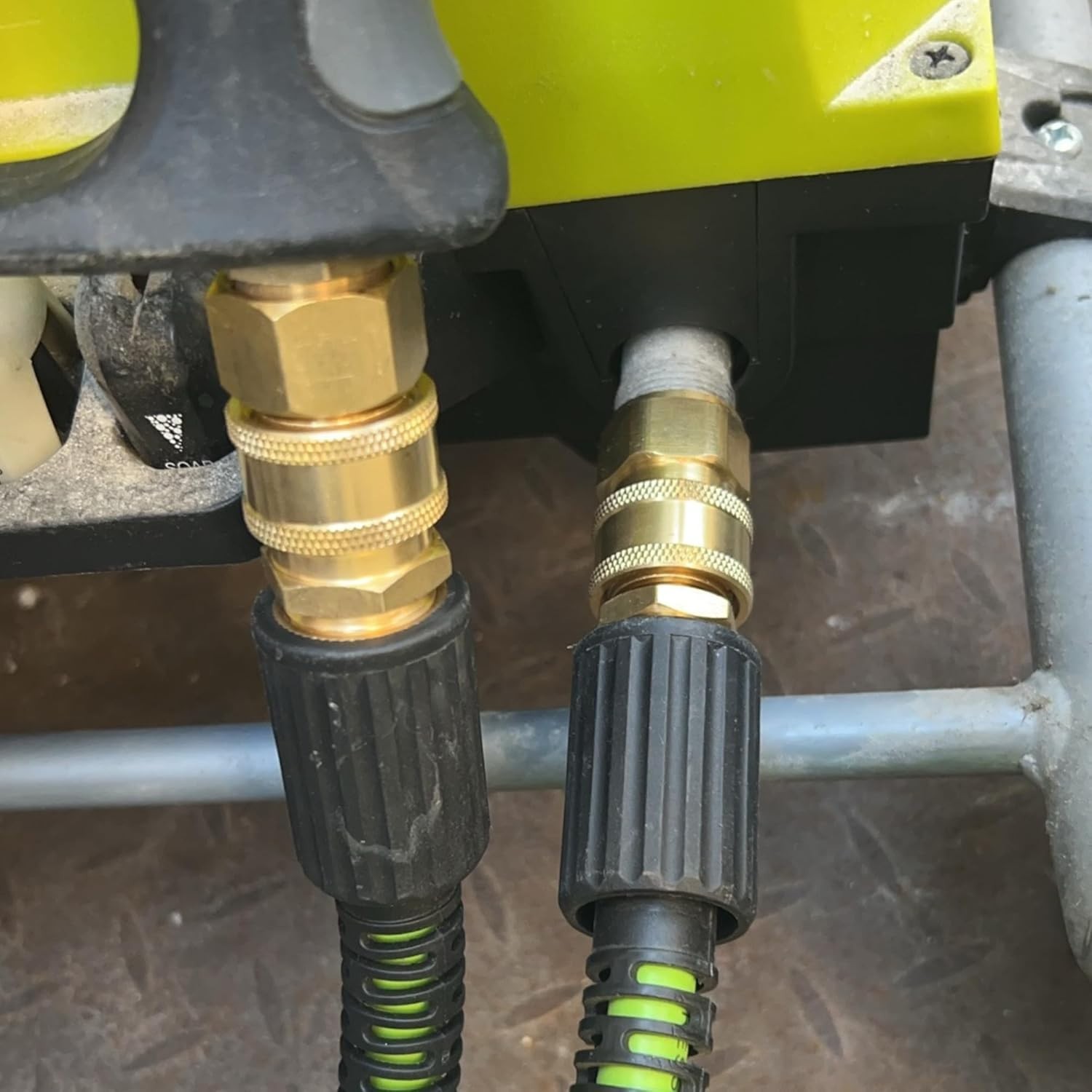 Pressure Washer Quick Connect Kit, M22 14mm to 3/8 Inch Hose Quick Connect Fi…