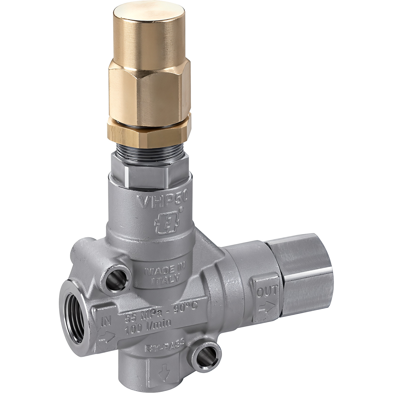AR Annovi Reverberi VHP51-500 Unloader Valve 8000 PSI 26.4 GPM 1/2″ NPT