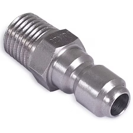 Mi-T-M 17-0002 Quick-Connect Coupler, 1/4 (M) X 1/4, Max. Pressure: 6, 000 Psi