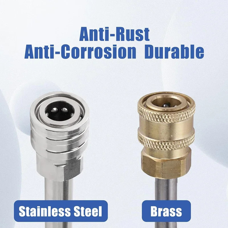 Pressure Washer Wand Stainless Steel and Brass Body and Fitting with 1/4″ Quick