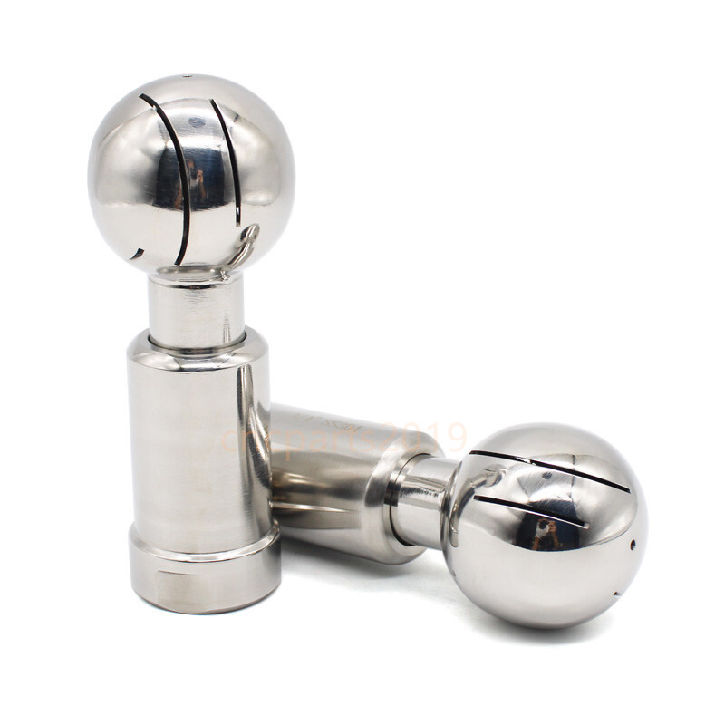 BSP 1/2 3/4 Inch Sanitary Rotary Spray Ball CIP Tank Claening Head 360° nozzle